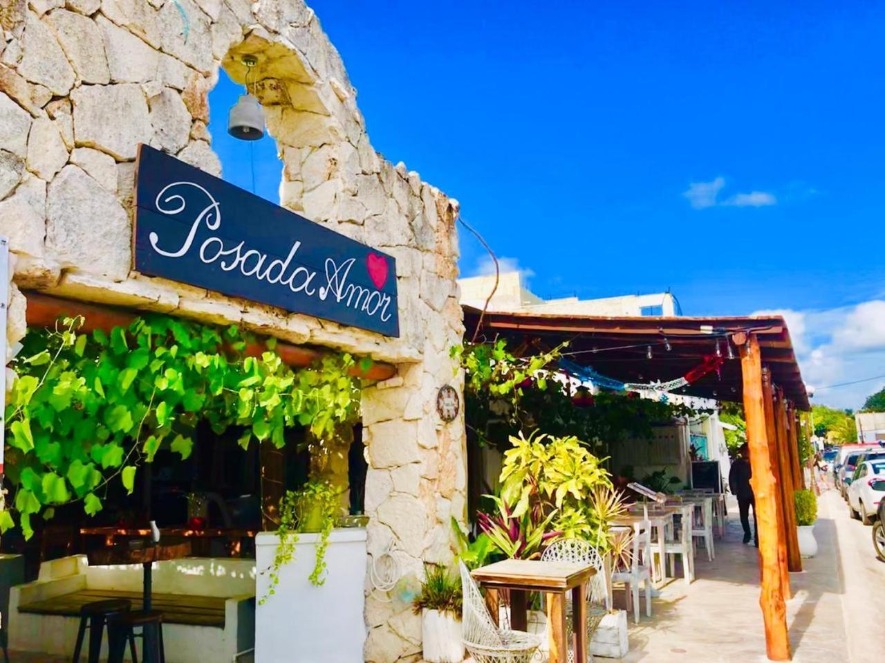 Posada Amor Hotel Boutique Puerto Morelos Exterior foto